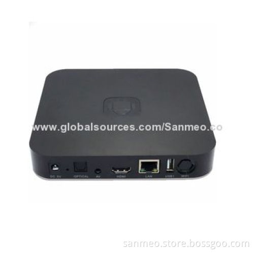 Android 4.0 Dual-core TV Box, 512-1GB RAM/4-32GB ROM/Wi-Fi/HDMI + OTG + TF Supports Virtual Keyboard